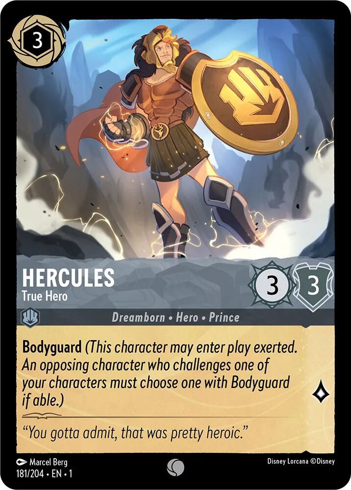 Hercules, True Hero 181/204 (The First Chapter)  - Cold Foil