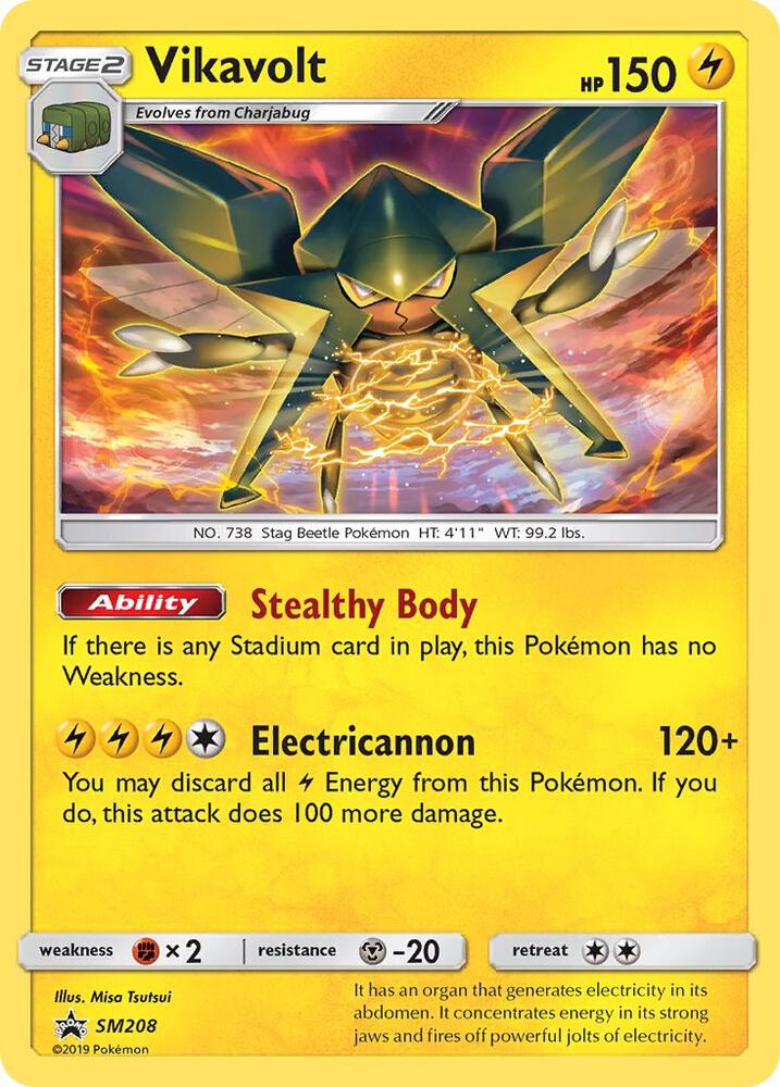 Vikavolt SM208 (SM Promos)  - Holofoil