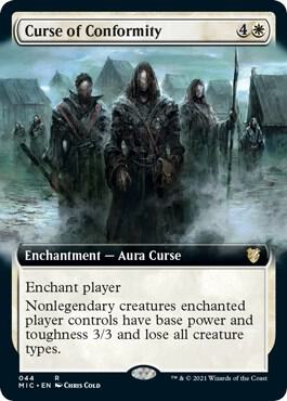Curse of Conformity Extended Art 44/38 (Commander: Innistrad: Midnight Hunt) 