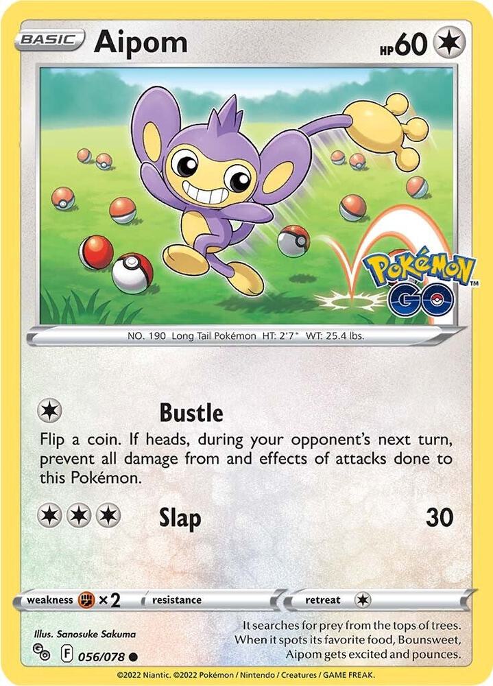 Aipom 056/078 (Pokemon GO) 