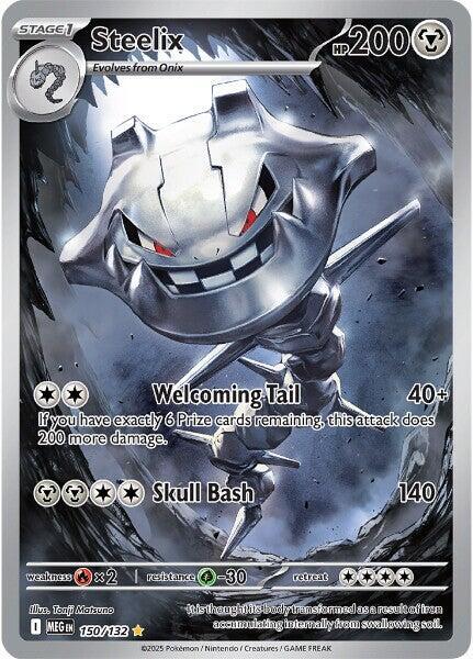 Steelix 150/132 (ME01: Mega Evolution)  - Holofoil