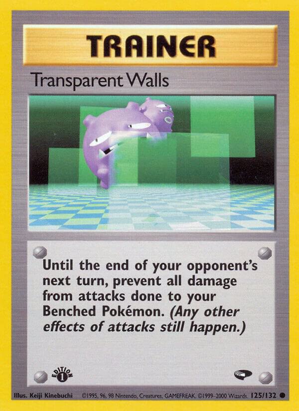 Transparent Walls 125/132 (Gym Challenge)  - 1st Edition