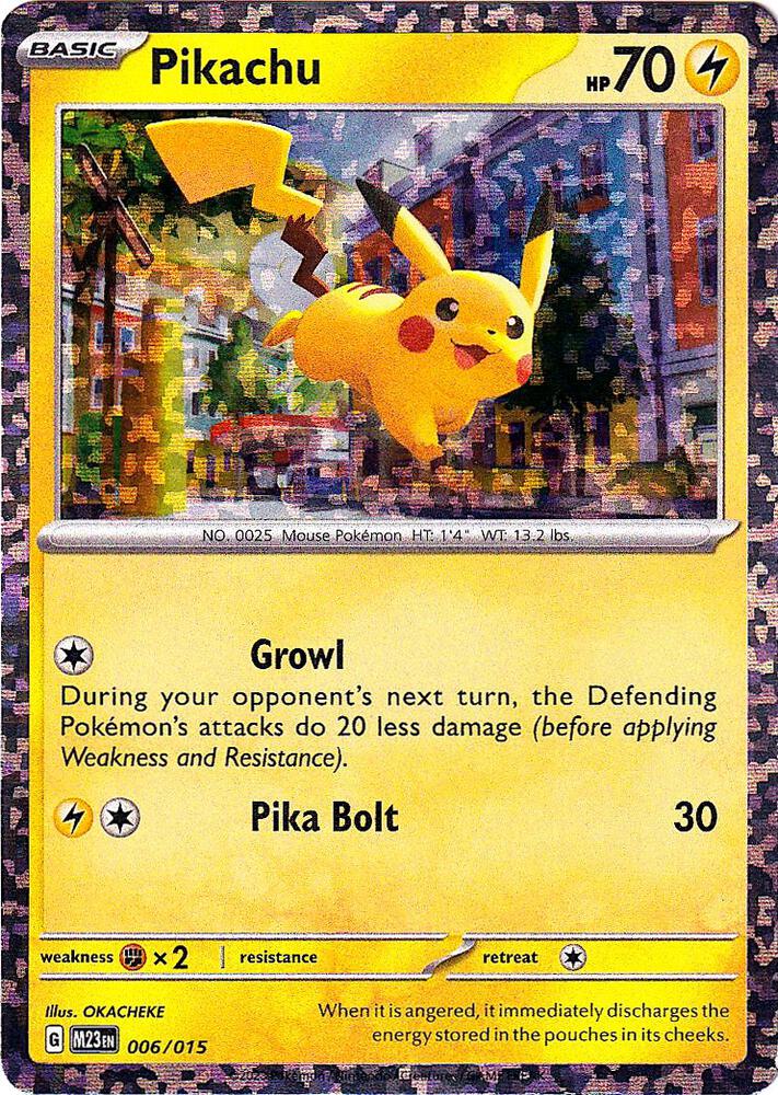 Pikachu 006/015 (McDonald's Promos 2023)  - Holofoil