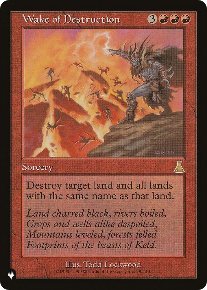 Wake of Destruction UDS-99/5075 (The List Reprints) 