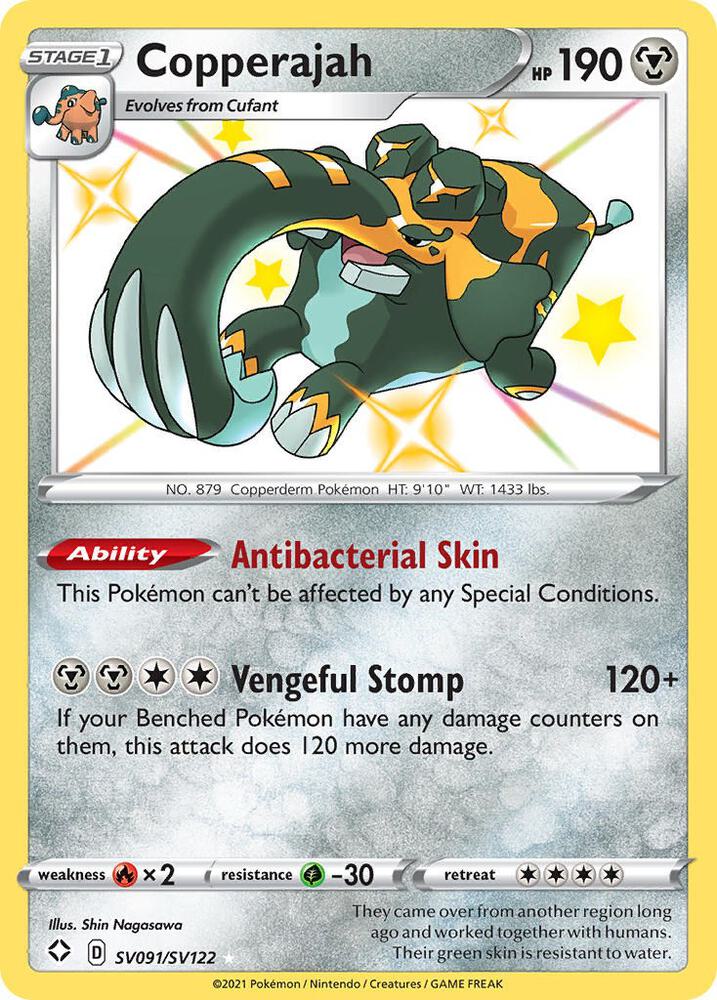 Copperajah SV091/SV122 (Shining Fates: Shiny Vault)  - Holofoil