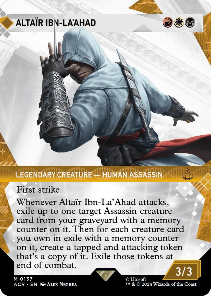 Altaïr Ibn-LaAhad 137/110 (Universes Beyond: Assassin's Creed)  - Showcase Foil