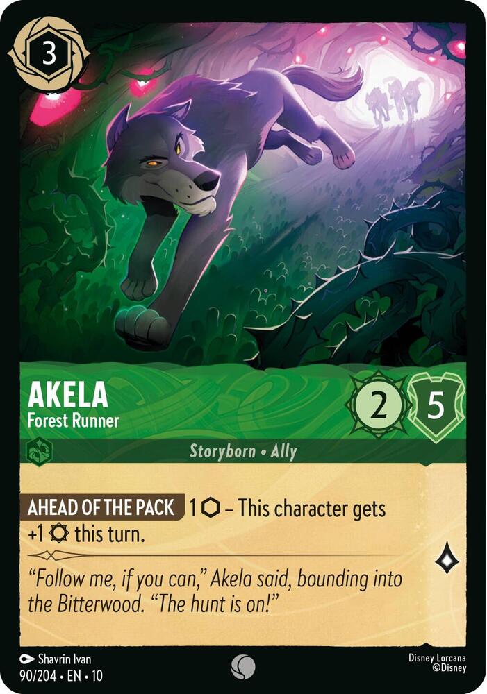 Akela, Forest Runner 90/204 (Whispers in the Well) 