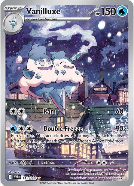 Vanilluxe 113/086 (SV: White Flare)  - Holofoil