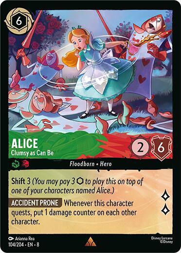 Alice, Clumsy as Can Be 104/204 (Reign of Jafar) 