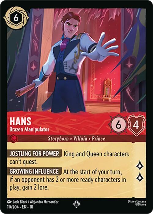 Hans, Brazen Manipulator 117/204 (Whispers in the Well) 