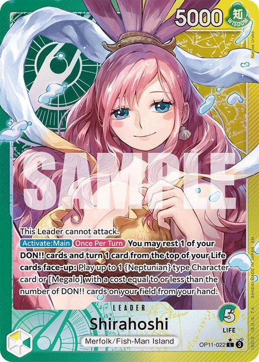 Shirahoshi OP11-022 (A Fist of Divine Speed)  - Alternate Art Foil