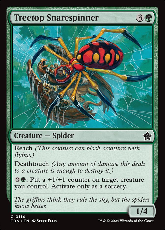 Treetop Snarespinner 114/291 (Foundations) 