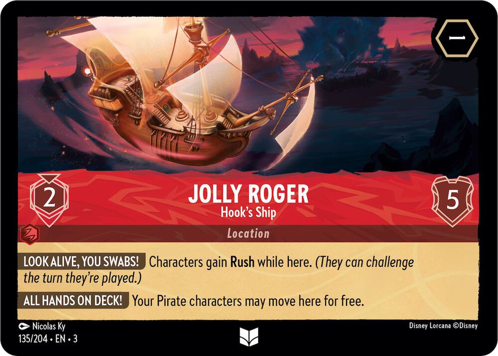 Jolly Roger, Hook's Ship 135/204 (Into the Inklands) 