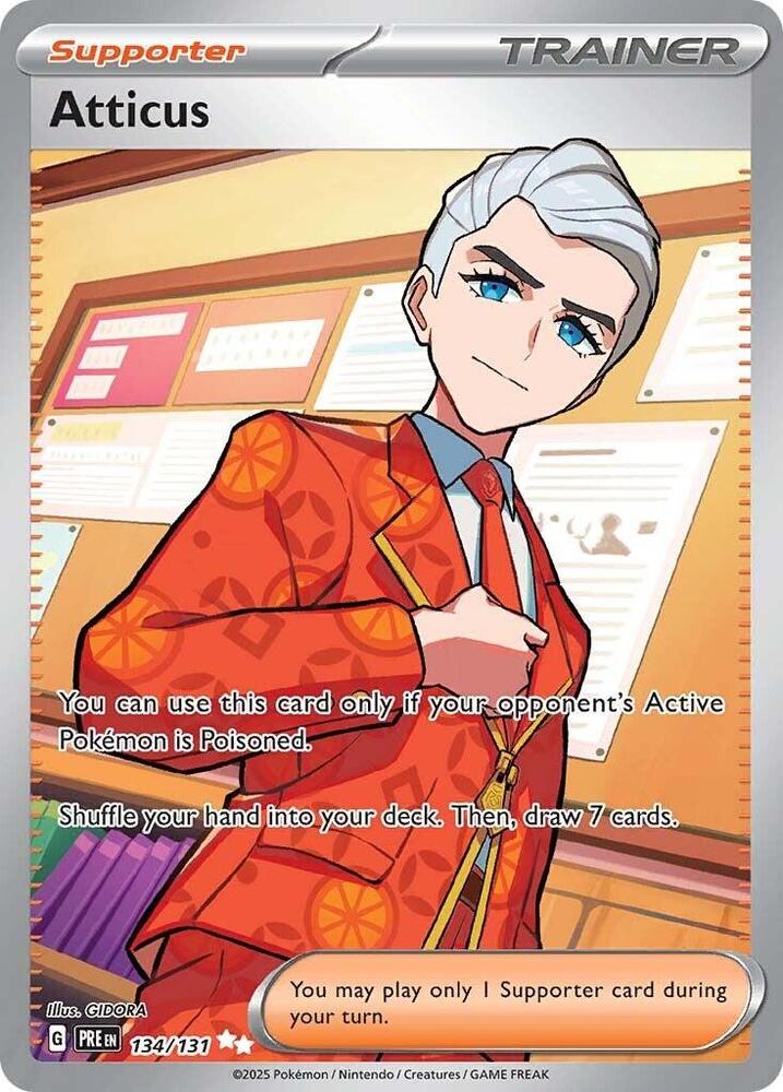 Atticus 134/131 (SV: Prismatic Evolutions)  - Holofoil