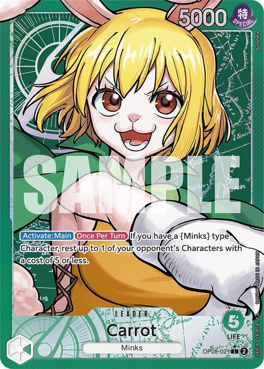 Carrot OP08-021 (Two Legends)  - Alternate Art Foil