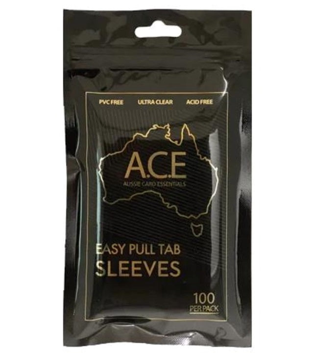 Easy Pull Tab Sleeves - ACE - 100PK