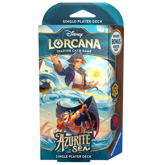 Disney Lorcana TCG - Azurite Sea - Series 6 Starter Deck - Amber & Ruby