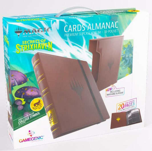Gamegenic Magic The Gathering Secrets of Strixhaven - Prismari - Cards Almanac Premium Slipcase Album 18-Pocket