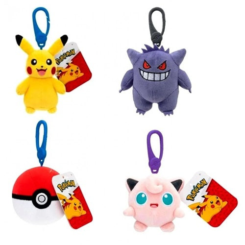 Pokemon Clip On Plush 3.5" - Licensed Product
