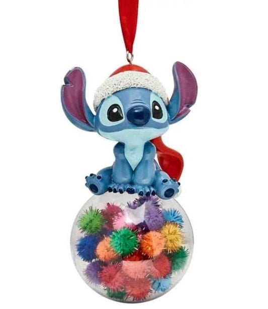 DISNEY CHRISTMAS: HANGING DECORATION STITCH ON A BAUBLE