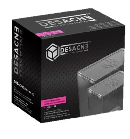 Desacne Acrylic Collector Cases- Premium ETB & Booster Protector Pack (2)