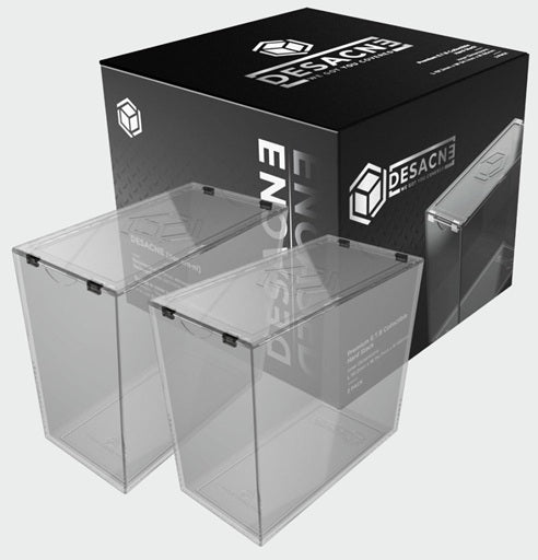 Desacne Acrylic Collector Cases- Premium Elite Trainer Box Protector - 2 Pack