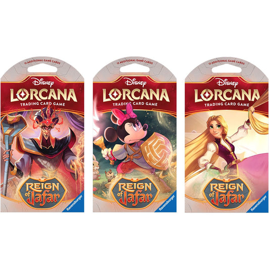 Disney Lorcana TCG - Reign of Jafar - Set 8 Blister Packs