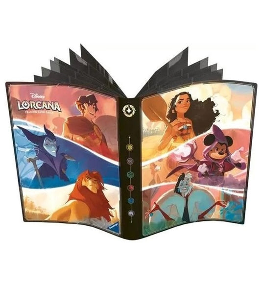 Disney Lorcana TCG Shimmering Skies Set 5 - Nicholas Kole 252 Card Portfolio Folder