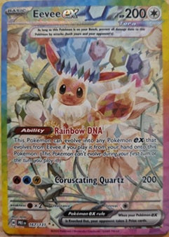 2025 POKEMON Prismatic Evolution - EEVEE ex #167 Special Illustration Rare
