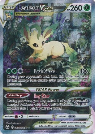 LEAFEON V STAR #GG35 Pokémon 2023 SWORD & SHIELD - CROWN ZENITH