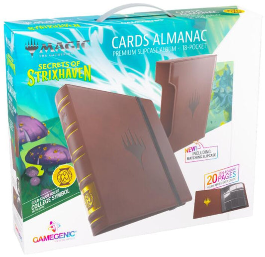 Gamegenic Magic The Gathering Secrets of Strixhaven - Quandrix - Cards Almanac Premium Slipcase Album 18-Pocket