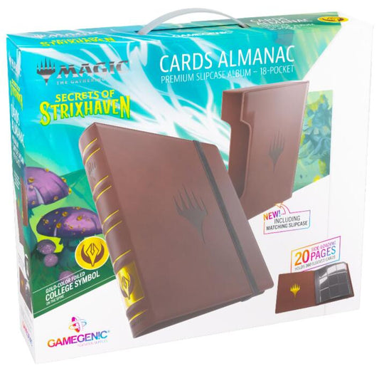 Gamegenic Magic The Gathering Secrets of Strixhaven - Winterbloom - Cards Almanac Premium Slipcase Album 18-Pocket