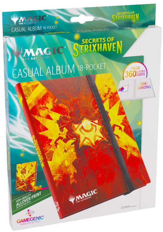 Gamegenic Magic The Gathering Secrets of Strixhaven - Lorehold - Casual Album 18-Pocket