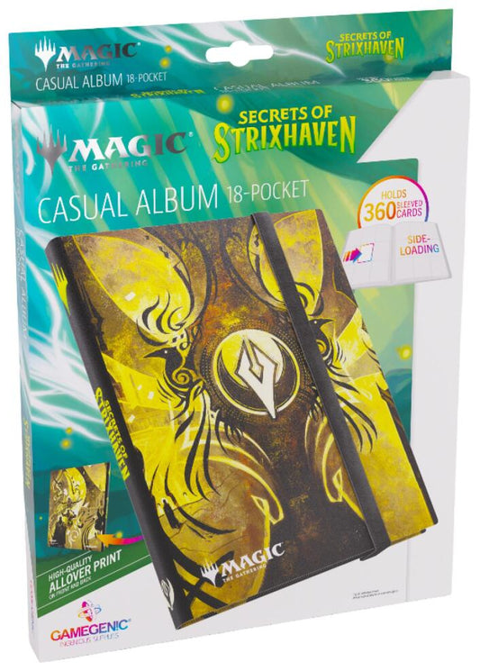 Gamegenic Magic The Gathering Secrets of Strixhaven - Silverquill - Casual Album 18-Pocket