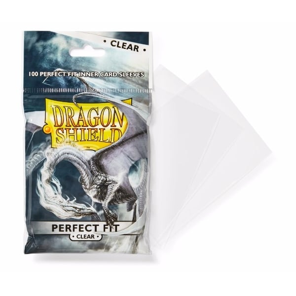 DRAGON SHIELD: PERFECT FIT INNER SLEEVES - CLEAR