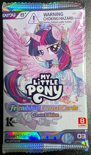 My Little Pony PACKS - Friendship Eternal Trading Cards Moon Edition 003A - ENGLISH KAYOU - Booster Pack