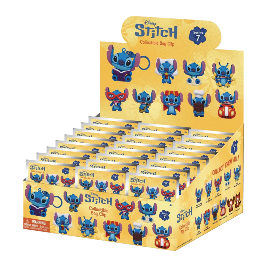 Lilo & Stitch - 3D PVC Bag Clips S7 Blind Bag
