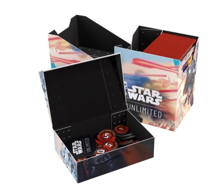 Star Wars Unlimited Soft Crate - Deck Box - Mandalorian/Moff Gideon by Gamegenic