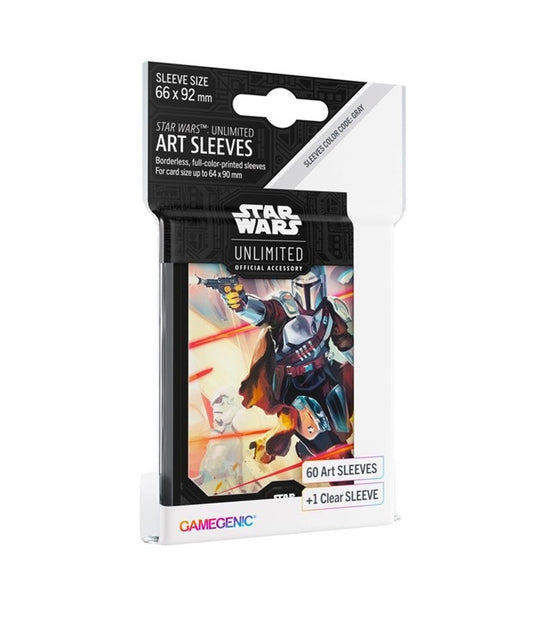 Star Wars Unlimited - Mandalorian - Gamegenic Art Sleeves 66 x 92mm