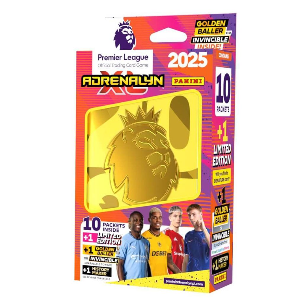 2025 Panini Adrenalyn XL Soccer Premier League Trading Cards Classic Tin (Gold)
