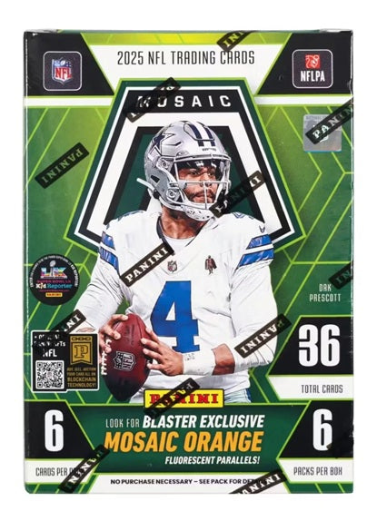 2025 Panini Mosaic Football 6-Pack Blaster Box