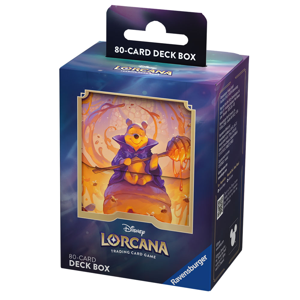 Disney Lorcana - S6 Azurite Sea - Pooh the Hunny Wizard Deck Box