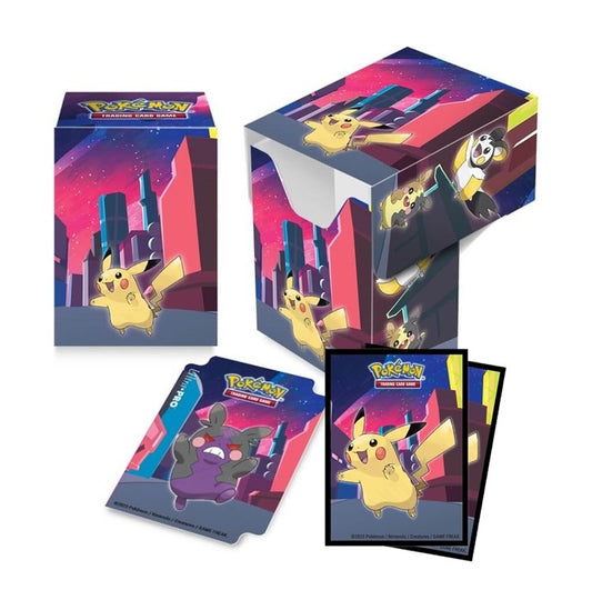 ULTRA PRO Pokémon Deck Box & Protector Sleeves Combo- Shimmering Skyline