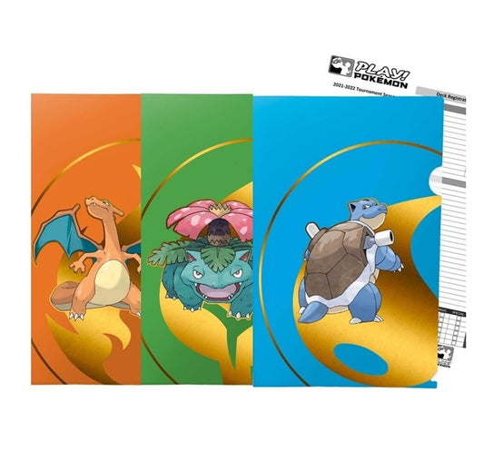 ULTRA PRO Pokémon Tournament Folios 3 pack - Charizard, Blastoise & Venusaur - Series 1