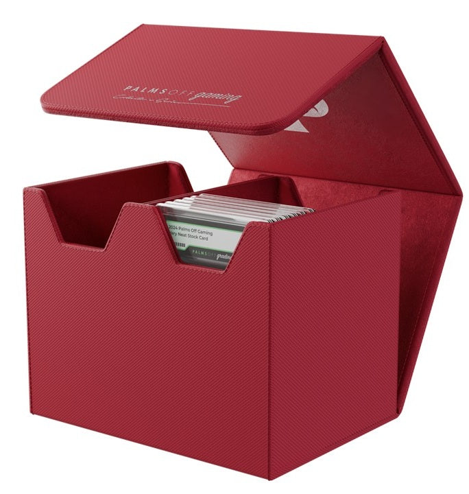 COLLECTOR'S SERIES GRADED CARD STORAGE CASE – MEDIUM - RED