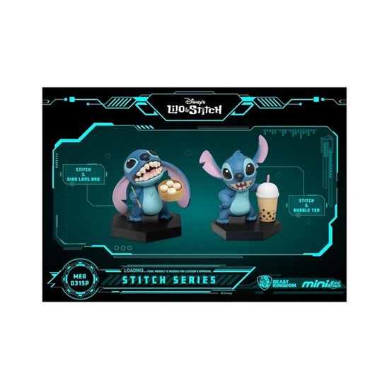 DISNEY LILO & STITCH ASIAN CUISINE 2 PACK - BEAST KINGDOM MINI EGG ATTACK