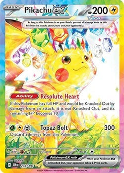 2024 POKEMON - PIKACHU #238/191 Pokémon SURGING SPARKS Special Illustration Rare SIR