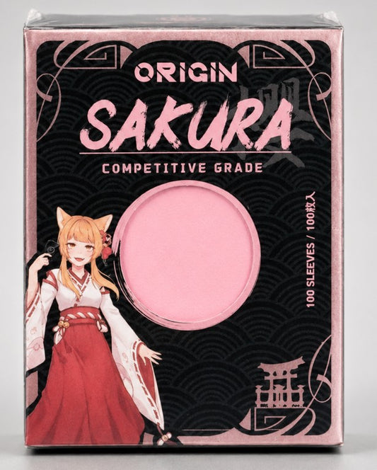 Kuro - Origin SAKURA Competitive Grade Gaming Card Sleeve (Pink)