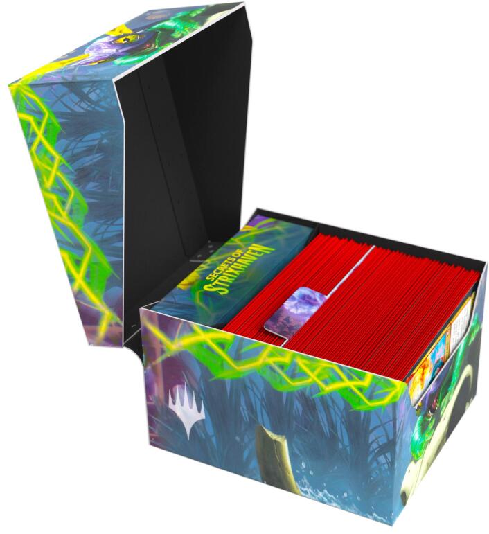 Gamegenic Magic The Gathering Secrets of Strixhaven Soft Crate 100+ XL Sideloading - Bogwater Lumaret/Dina, Essence Brewer