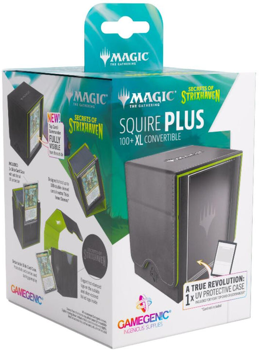 Gamegenic Magic The Gathering Secrets of Strixhaven Squire PLUS 100+ XL - Black/Green